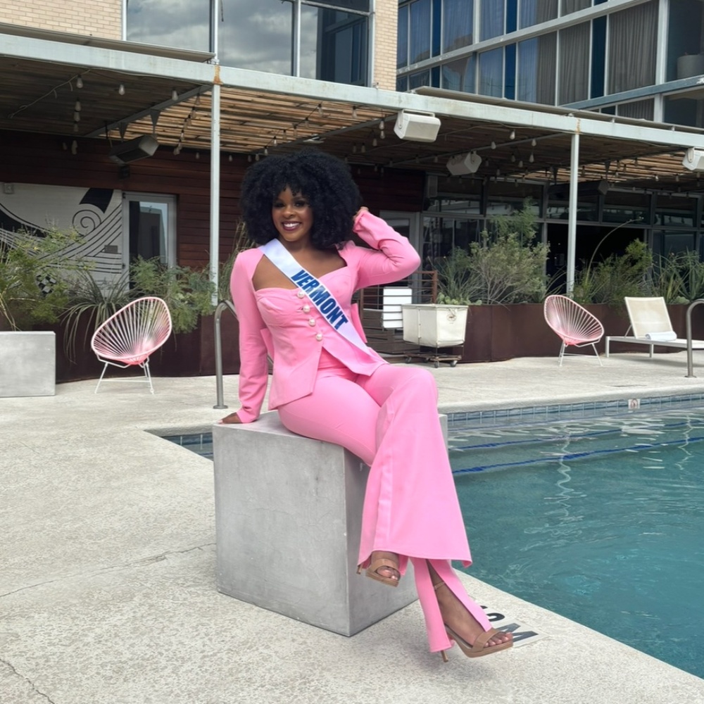 ASOS Pink Bow Pantsuit